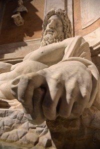 Marforio, una delle statue parlanti di Roma