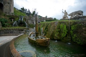 Roma raffigurata allegoricamente in una delle tante fontane di Villa d'Este