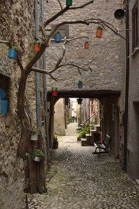 Uno dei vicoli di Collalto