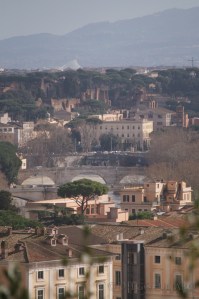 Dal Gianicolo è facile rendersi conto della vastità di Roma