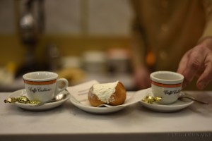 caffè e maritozzo