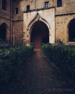 chiostro del monastero di Santa Scolastica