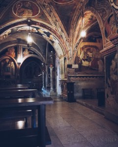 affreschi nella chiesa inferiore del monastero di San Benedetto