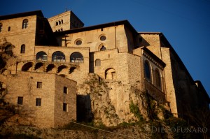 Particolare del monastero di Santa Scolastica