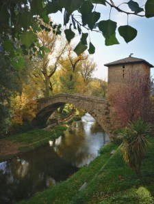 L'Aniene scorre sotto al ponte di San Francesco
