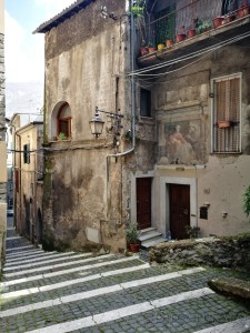 Uno dei vicoli più noti di Subiaco